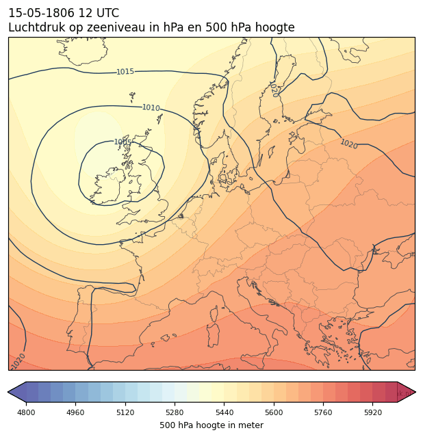 Weerkaart van 15 mei 1806 om 12 UTC