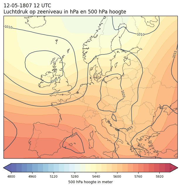 Weerkaart van 12 mei 1807 om 12 UTC