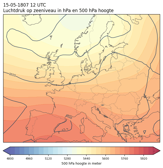 Weerkaart van 15 mei 1807 om 12 UTC