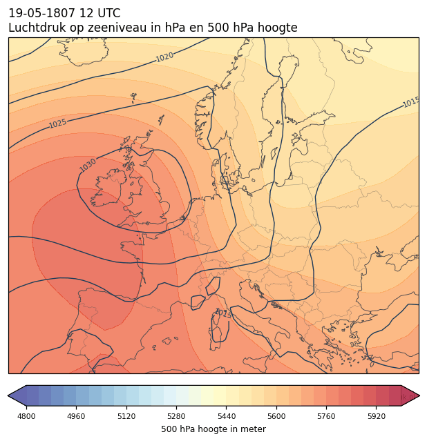 Weerkaart van 19 mei 1807 om 12 UTC