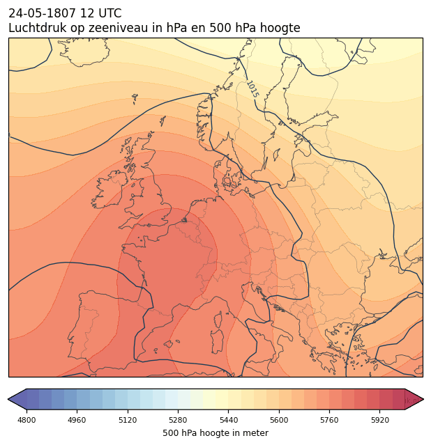 Weerkaart van 24 mei 1807 om 12 UTC