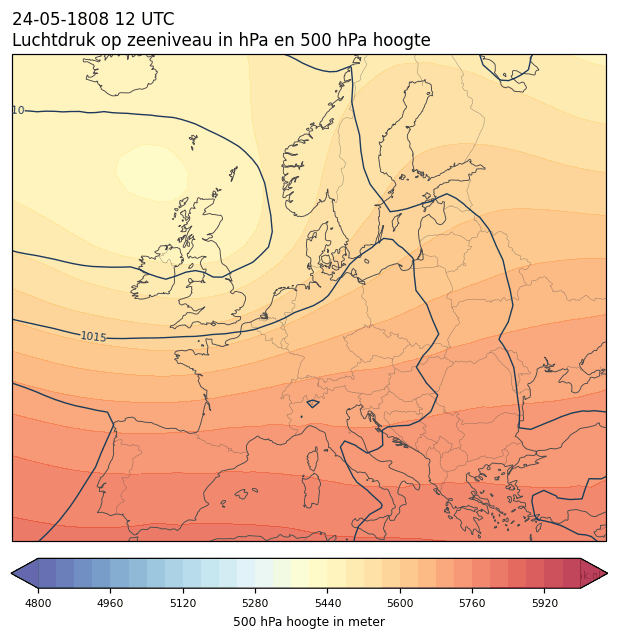 Weerkaart van 24 mei 1808 om 12 UTC