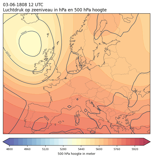 Weerkaart van 3 juni 1808 om 12 UTC