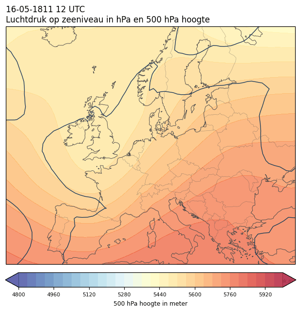 Weerkaart van 16 mei 1811 om 12 UTC