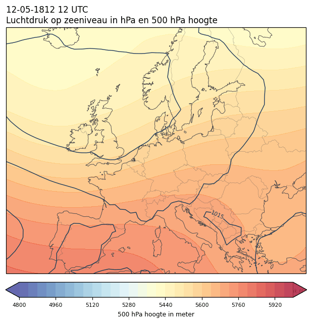 Weerkaart van 12 mei 1812 om 12 UTC