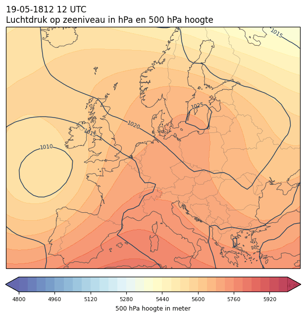 Weerkaart van 19 mei 1812 om 12 UTC