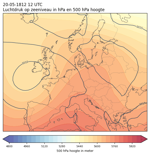 Weerkaart van 20 mei 1812 om 12 UTC