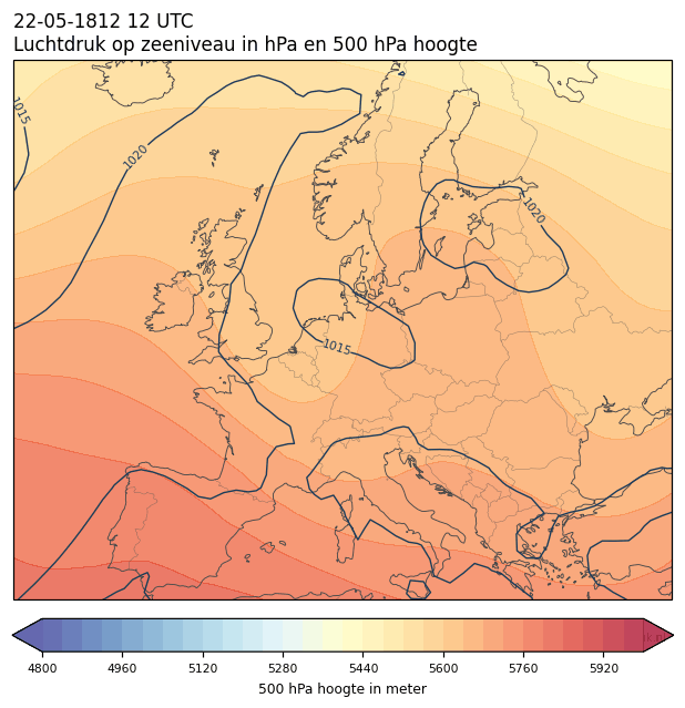 Weerkaart van 22 mei 1812 om 12 UTC