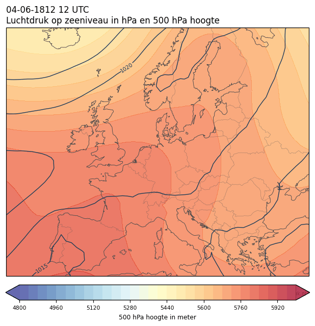 Weerkaart van 4 juni 1812 om 12 UTC