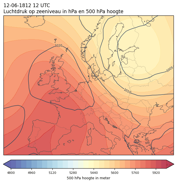 Weerkaart van 12 juni 1812 om 12 UTC