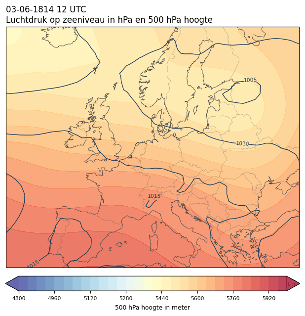 Weerkaart van 3 juni 1814 om 12 UTC