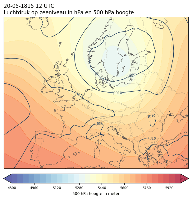 Weerkaart van 20 mei 1815 om 12 UTC