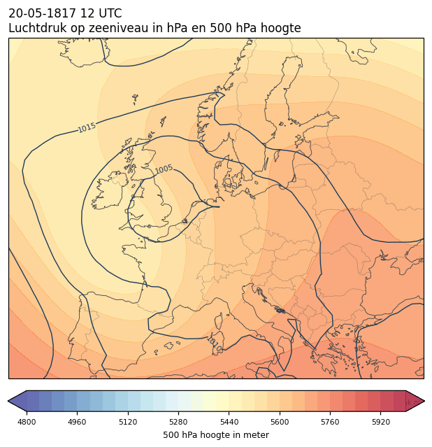 Weerkaart van 20 mei 1817 om 12 UTC
