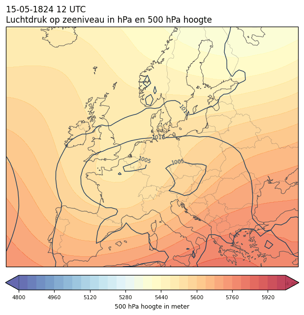Weerkaart van 15 mei 1824 om 12 UTC