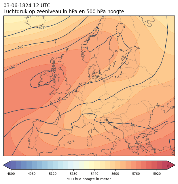 Weerkaart van 3 juni 1824 om 12 UTC