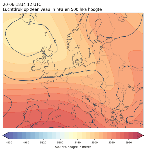 Weerkaart van 20 juni 1834 om 12 UTC