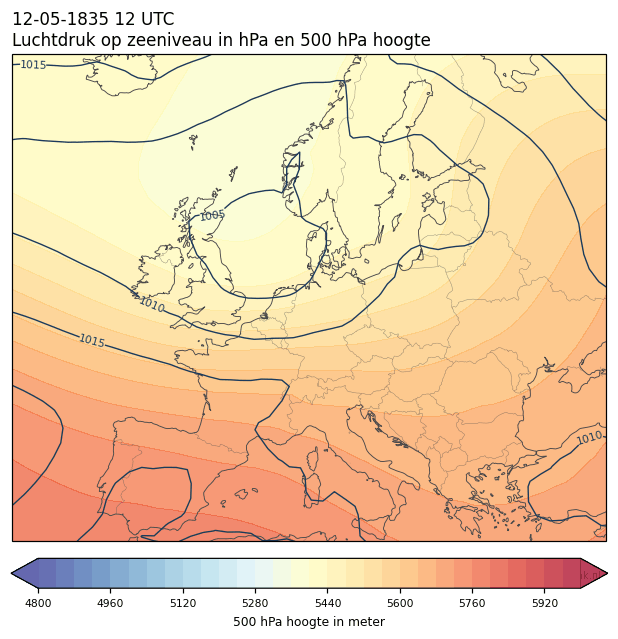 Weerkaart van 12 mei 1835 om 12 UTC
