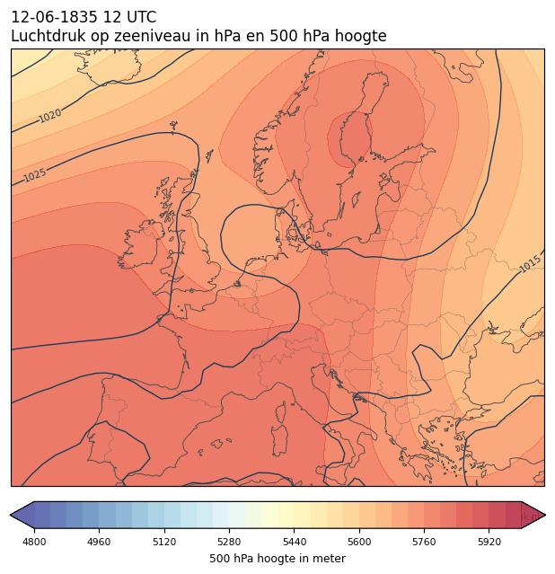 Weerkaart van 12 juni 1835 om 12 UTC