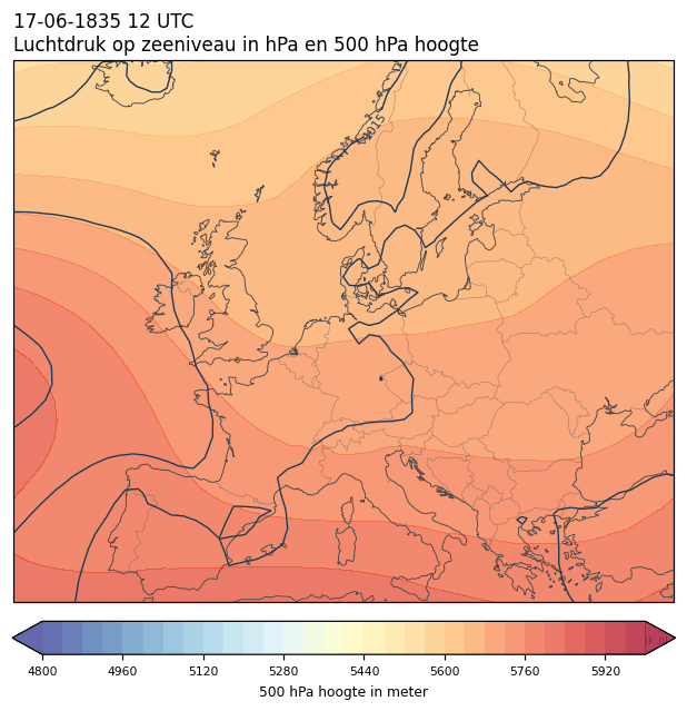 Weerkaart van 17 juni 1835 om 12 UTC